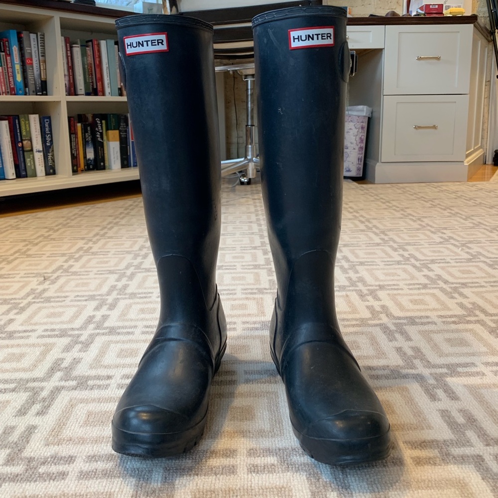 Hunter tall rain boots